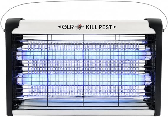 Coverzone Elektrikli Sivrisinek Öldürücü Lamba 20W, 2x10W UV Işıklı Uçan Haşere Tuzağı, Sessiz Çalışma, Askılı ve Masaüstü Kullanım, 220-240V, IP20 İç Mekan Kullanımı | 20W KF-6020