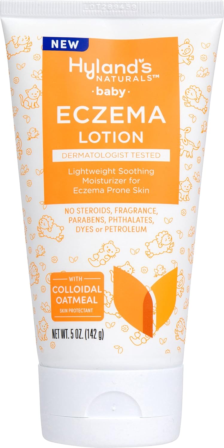 Hyland's Naturals Baby Eczema Lotion, Lightweight Soothing Moisturizer for Eczema