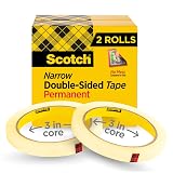 Scotch Double Sided Tape, 0.50 in. x 1296 in., 2 Tape Refill Rolls – view 1