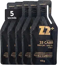 Z2 Energy Gel Sabor Peppermint - Suplemento Alimentar em Gel Líquido para Atletas de Alto Rendimento - 25g de Carboidratos e 100mg de Sódio - Linha Everyday - Box 05 Sachês 40g Cada