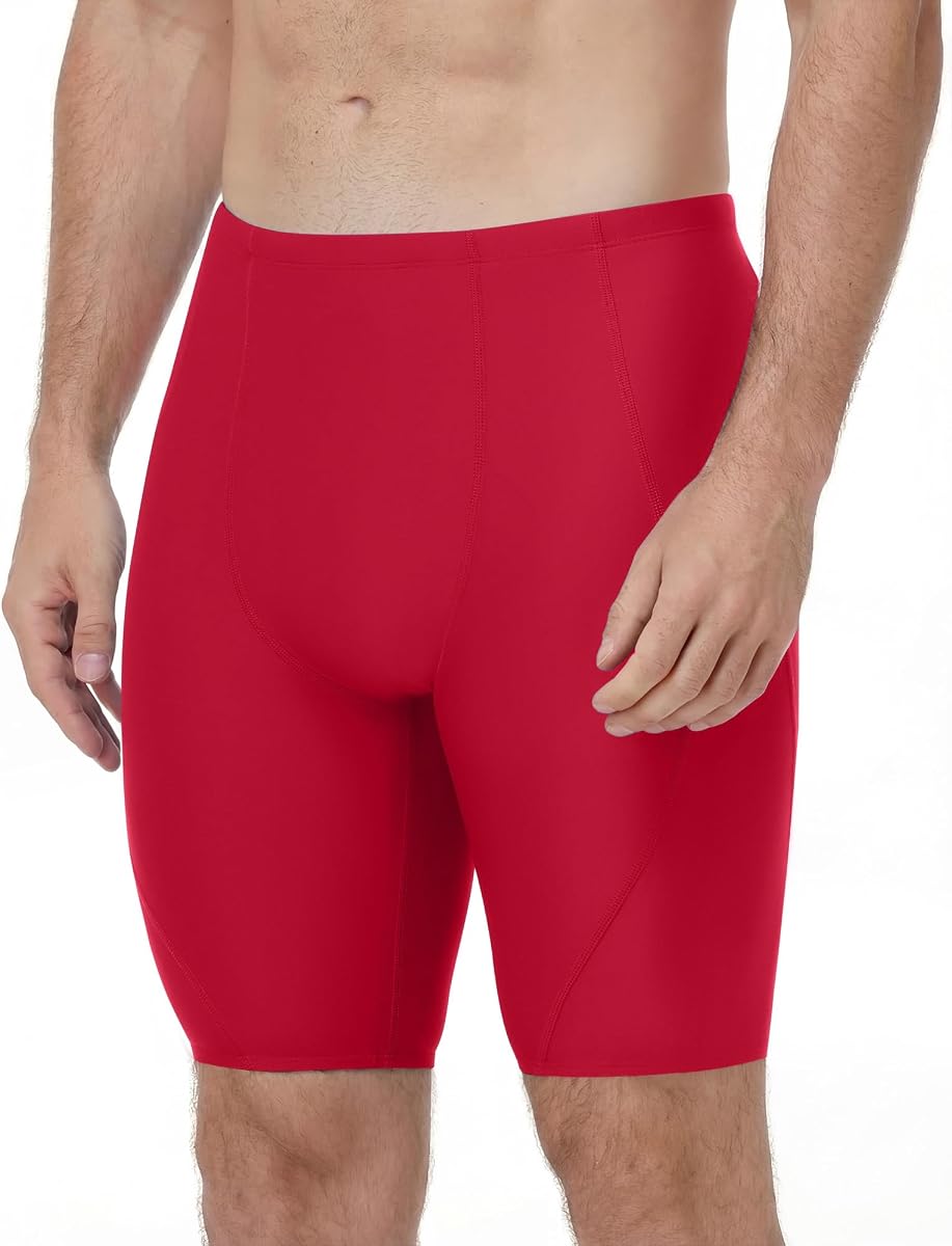 Bañador para hombre, bañador de entrenamiento de carreras competitivo, pantalones cortos de compresión para equipo atlético de secado rápido UPF50