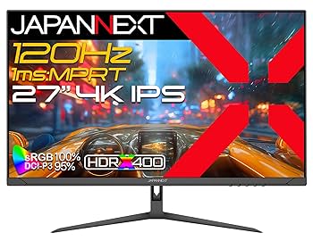 ジャンク！！JAPANNEXT 27インチ 4K UHD ゲーミングモニター Amazon.co.jp限定】JAPANNEXT 27インチ IPSパネル搭載 144Hz対応