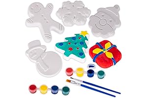 Sparkling Christmas Fun: ArtCreativity Ceramic Painting Kit for Young Artistic Minds