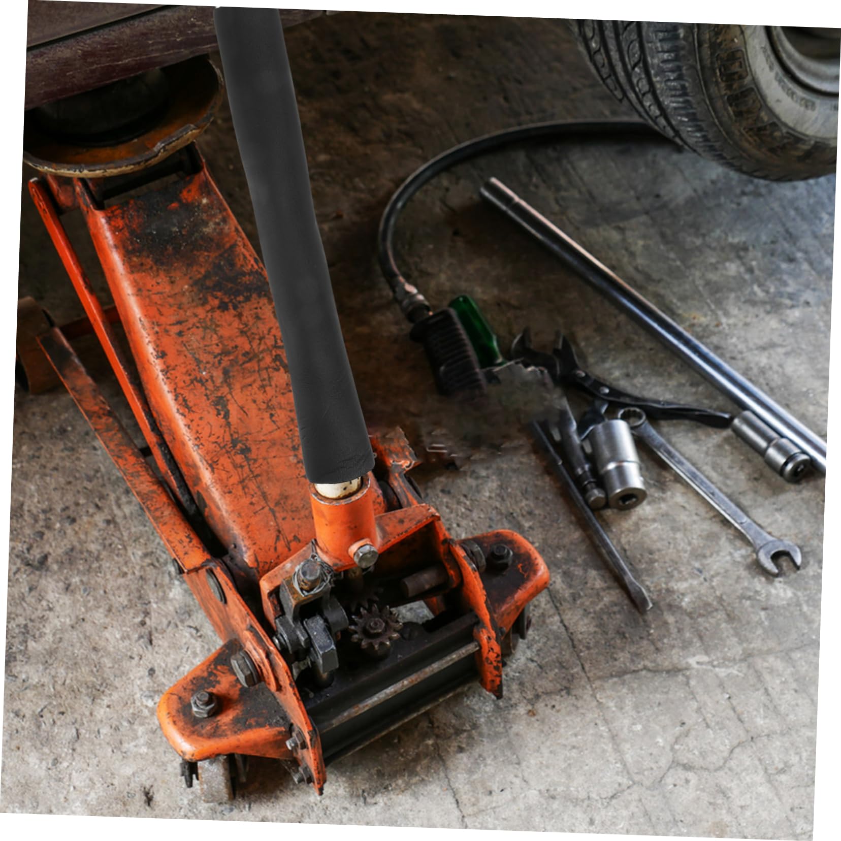 HOMOCONO Mechanical Floor Jack Handle Padding Wrap 3 Ton Jack Handle Cover Protective Sleeve for 32mm/ Pressure Rods