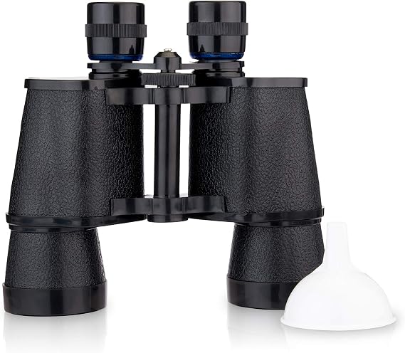 True Binocular Flask, Sneaky Flask, Hidden Alcohol Barware Accessory, Anything but a Cup, 16 oz capacity, Black