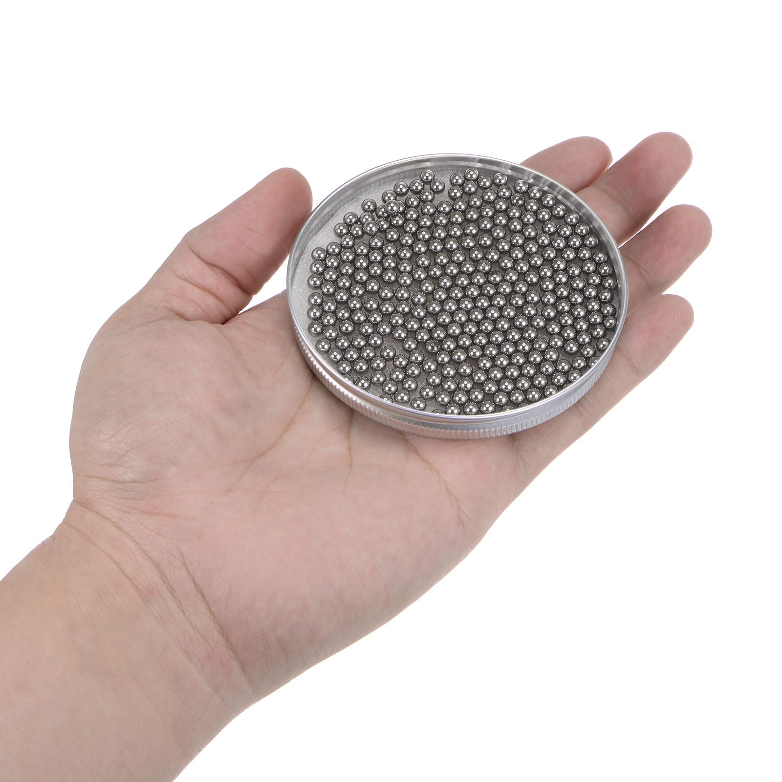 QUARKZMAN 120pz Precisione Sfere 5/32" Diametro 440C Metallico di Precisione Cuscinetto a Sfera Inossidabile Acciaio G25 Sfere Acciaio per Cuscinetti