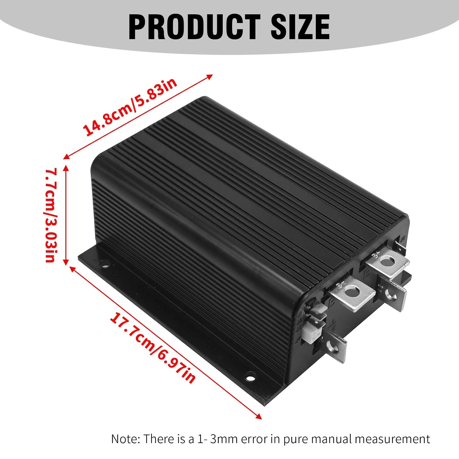 MDEOOSKY 1204-410 Golf Carts Motor Controller 48V 325A/300A/225A 5K-0Ω, Replacement for EZGO Golf Cart/Club Car DS 1996-Up, Replaces 1204-412 1204-411 101840201