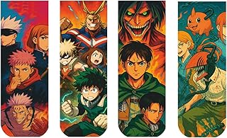 Marcadores De Página Livro Magnéticos Mangá 2.0 Kit Com 4 Un