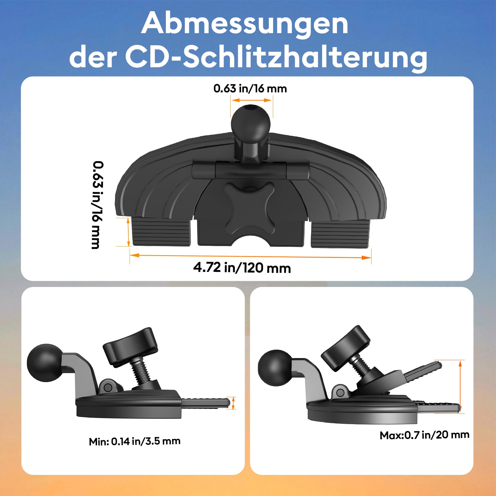 MAGJIEYX für Magsafe Autohalterung mit Ladefunktion, Handyhalterung Auto Ladegerät CD Schlitz 15W Schnellladen mit 3M Dashboard Klebepad Starke Magnetkraft für iPhone 16 15 14 13 12 Auto Zubehör Grau