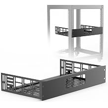 ynVISION.DESIGN 2U Rack Shelf for WiiM Amp, Amp Pro, Vibelink Amp