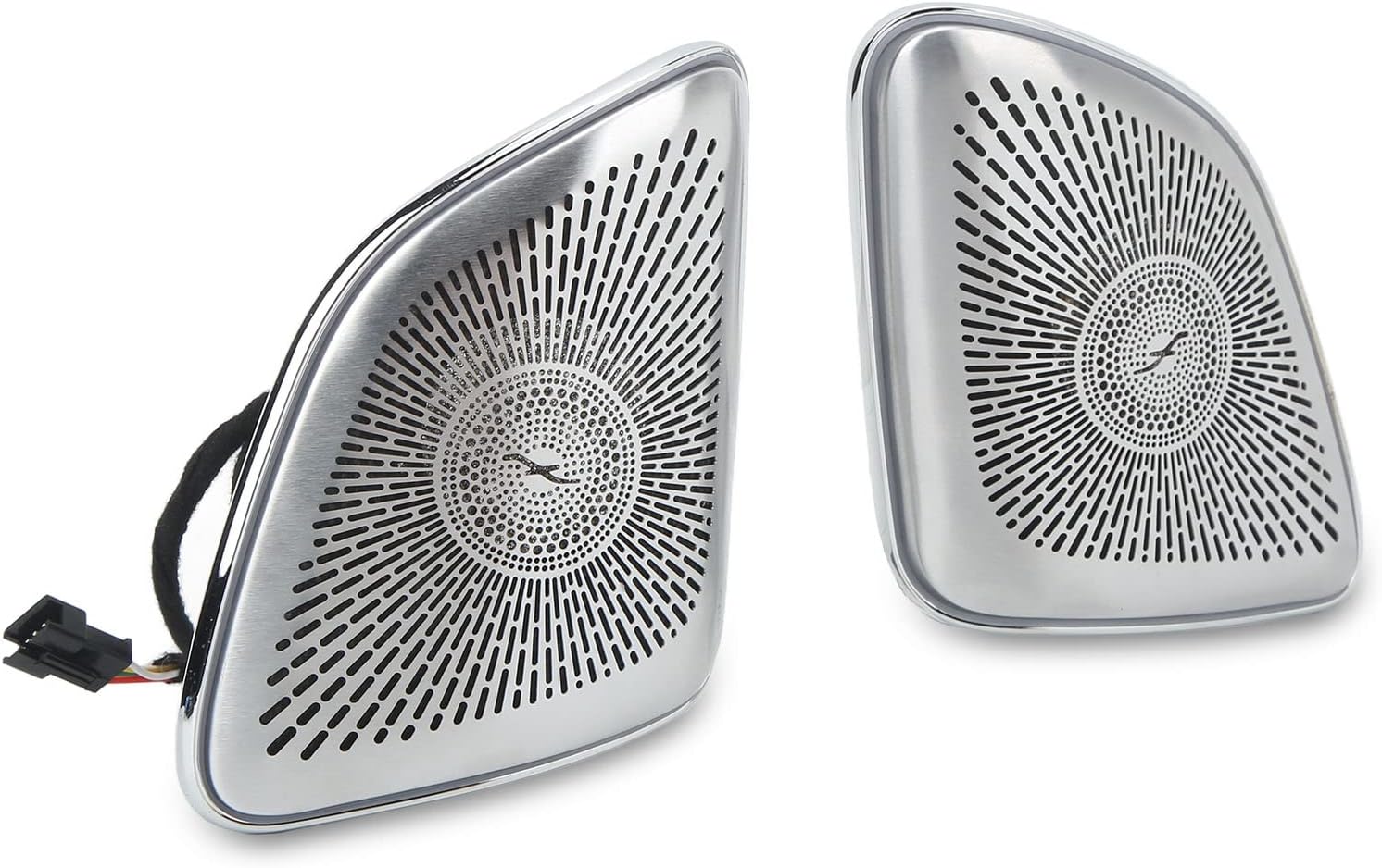 BROLEO A Pillar Tweeter Cover, Unique Car Speaker Protector with LED Ambient Lighting for Modification, Airshi1t257zvdh3