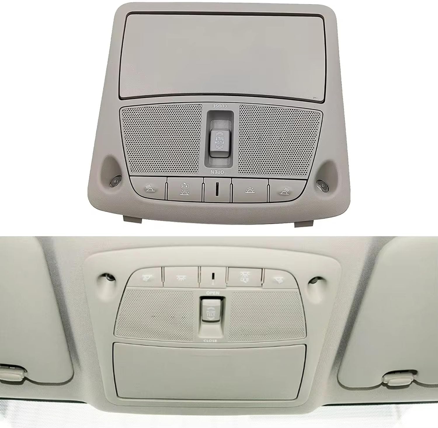 Car Reading Lamp Dome Light Sunroof Switch for Nissan X-Trail Altima 26430-4Cb1A Car Interior Reading Lamp Sunroof Switch Assembly
