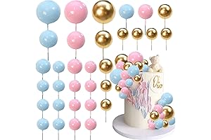 Eye-Catching Cake Topper for a Gender Reveal Celebration