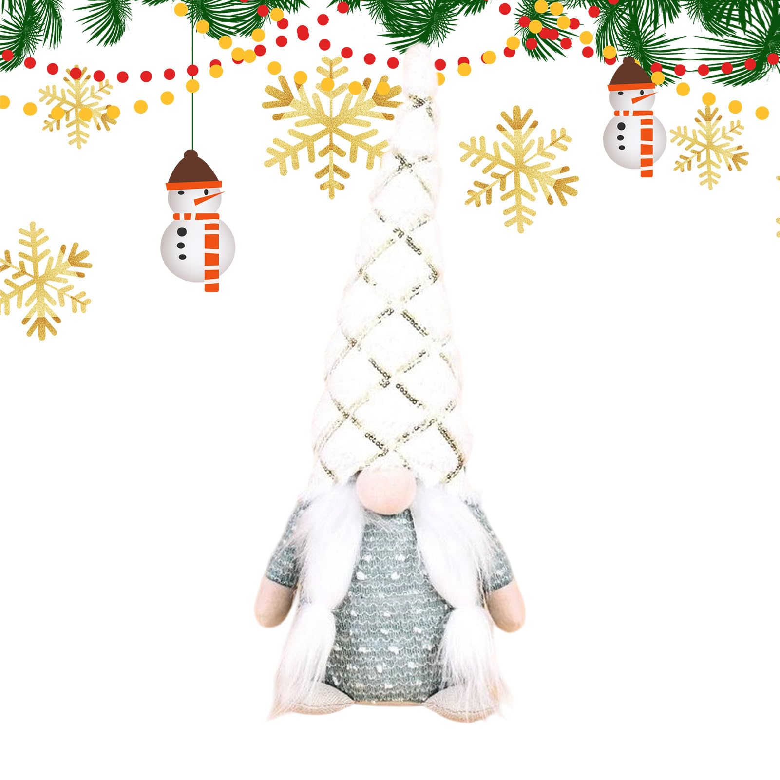 Poupée festive de 45 cm pour briser la monotonie hivernale de la maison