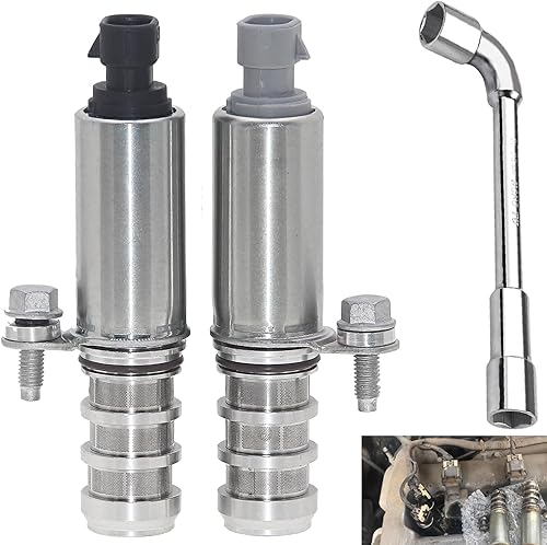 Miniatura 1 de Accionador de posición del árbol de levas de admisión y escape Kit de válvula solenoide para Chevy GMC Equinox Malibu Cobalt HHR Terrain Buick