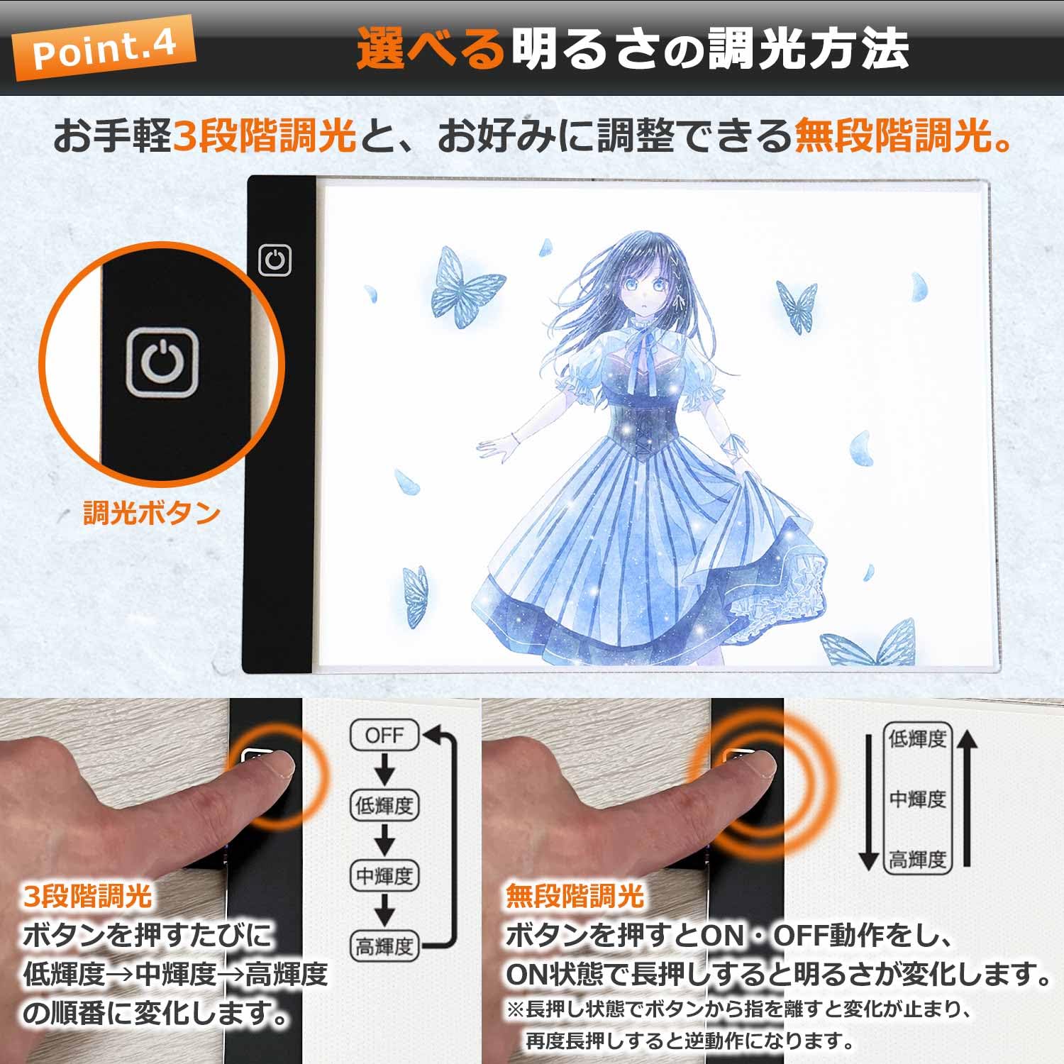 ライトセット お仕事 DIYにいかがでしょうか Amazon.co.jp: Happy mono トレース台 LED 高輝度 ライト