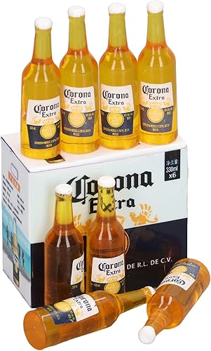 Botellas de cerveza en miniatura, material plástico, multiusos, exquisita mano de obra, 8 piezas, accesorios para casa de muñecas, detalles vĂvidos Botellas de cerveza en miniatura, material plástico, multiusos, exquisita mano de obra, 8 piezas, accesorios para casa de muñecas, detalles vĂvidos