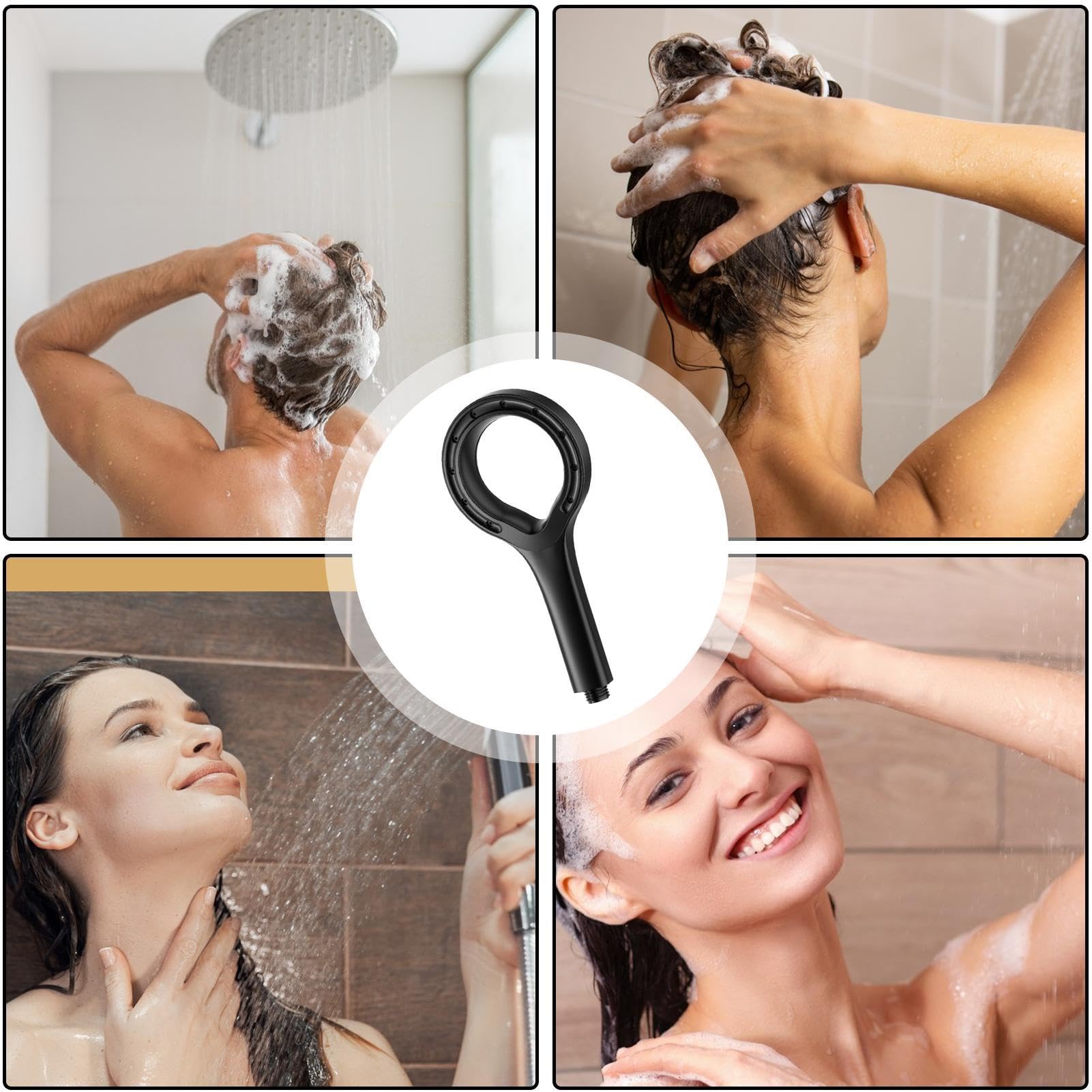 Soffione doccia ad alta pressione, filtro per soffione doccia da bagno | Bagno Potente soffione doccia portatile Spray - Soffione doccia booster per casa, bagno, hotel, appartamento,