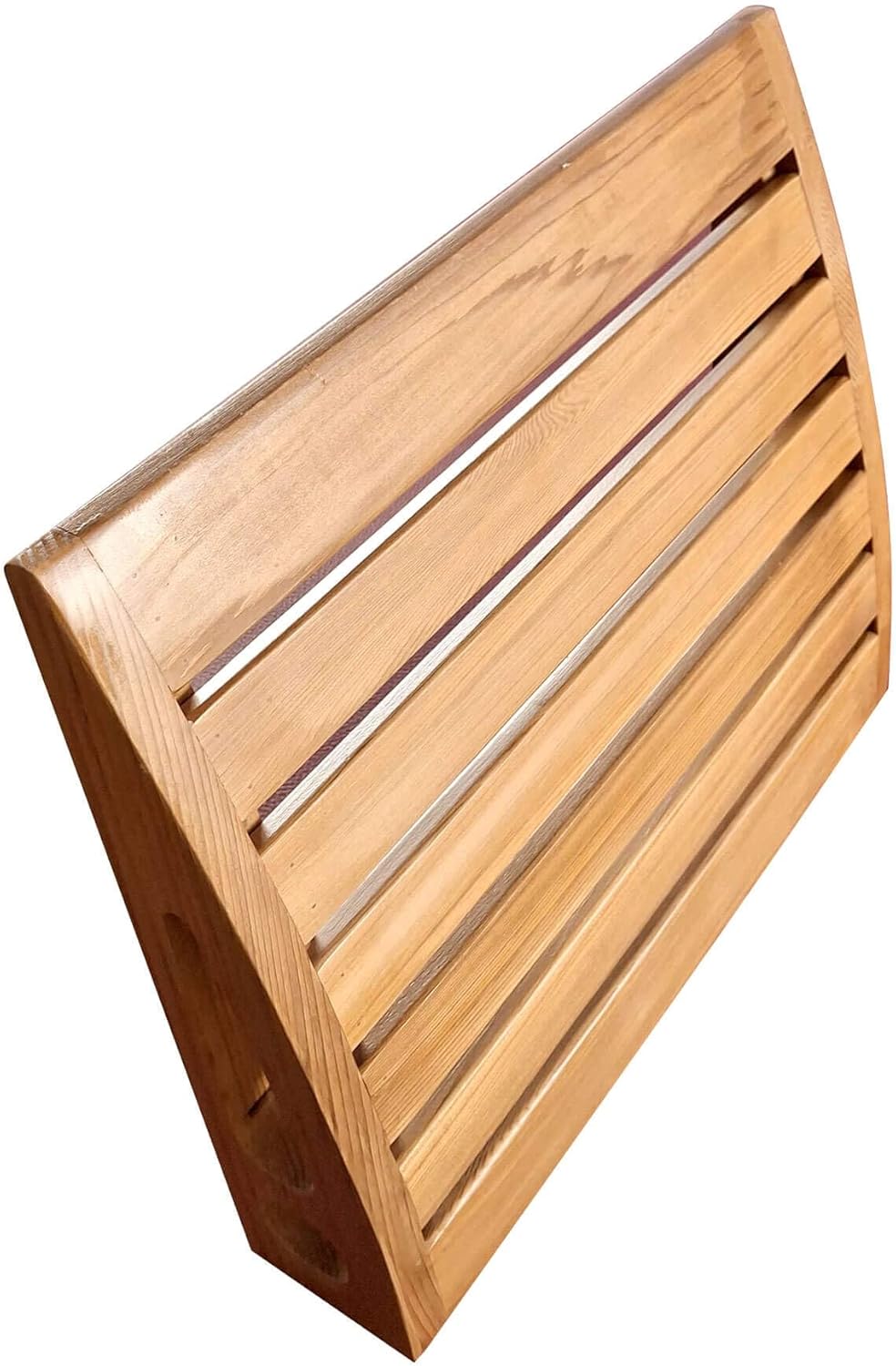 Sauna Headrest-Handmade from Canadian Red Cedar Wood Sauna Head Rest with Classic Attractive Ergonomic Neck & Cervical Pillows Support