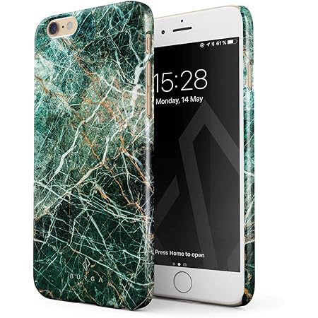 Amazon Com Burga Phone Case Compatible With Iphone 6 6s Noir Origin Black Marble Cute Case For Girls Thin Design Durable Hard Plastic Protective Case