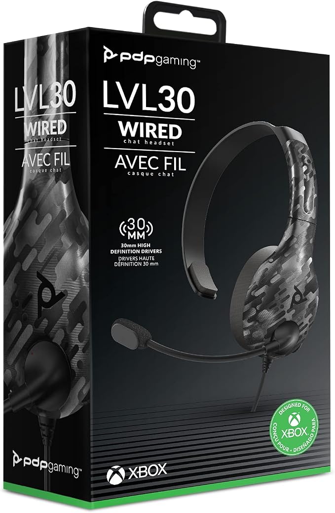 PDP LVL30 Wired Headset with Single 