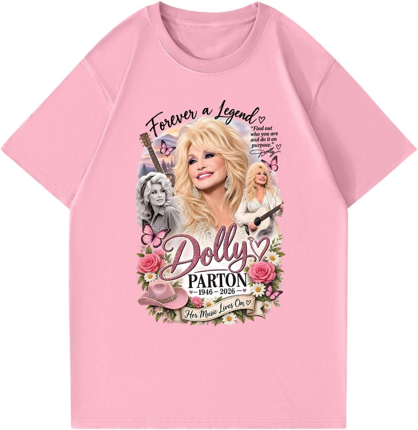 Dolly Memorial Blouse for Women Parton Retro Shirts Vintage Tops image 3
