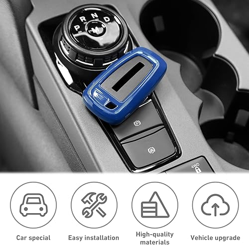 Miniatura 6 de Funda protectora para llave deportiva para Ford BroncoSport 2021, 2022, 2023+ (ABS, azul)