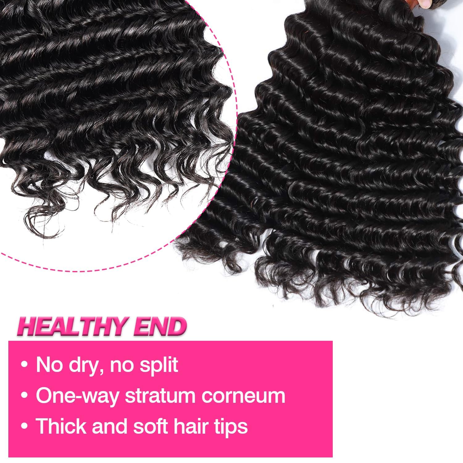 12A Human Hair Bundles with Closure Deep Wave Bundles with Closure 22 24 26+20 Inch 4x4 HD Lace Closure Wet and Wavy 100% Unprocessed Brazilian Virgin Deep Curly 3 Bundles Weave Bundles for Women