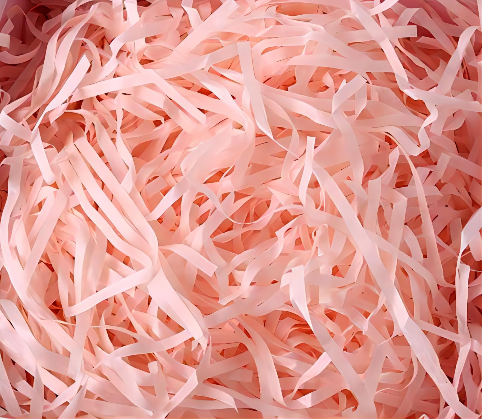 HXJDAM 150g Gift Filling Material, Shredded Paper For Gift Box Filler, Filler Material For Packages, Festival Gift Decoration (Flesh Pink) โ image 1