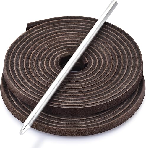 Kit de encaje para guantes de sóftbol y béisbol, reparación de cordones de cuero para guantes de béisbol, relación de lujo, 2 cordones de cuero