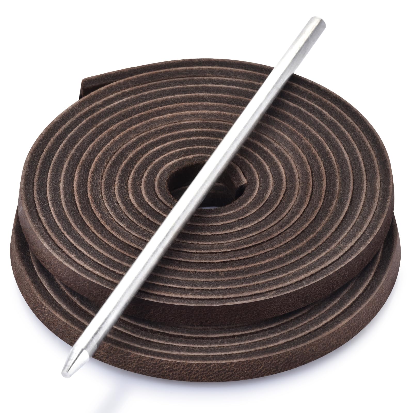 Softball and Baseball Glove Lace Kit - Mitt Leather Lacing Repair in Baseball Gloves - Deluxe Relacing - 2 Leather Laces