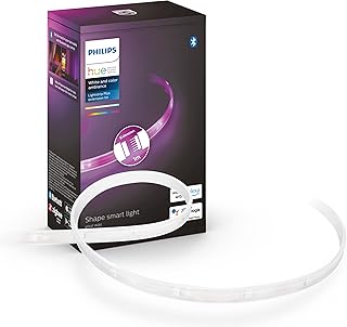 Philips Hue White and Color Ambiance Lightstrip 1m Smart Bluetooth LED Strip (Extension for Basic Kit 2m)