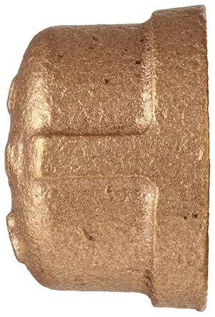 Brass Pipe Fitting, Class 125, Cap, 1/2 NPT Female