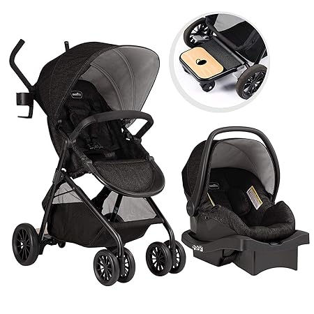 Evenflo Sibby Travel System, Charcoal