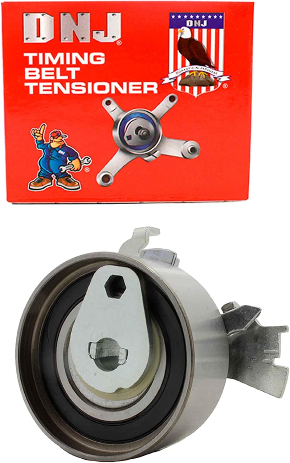DNJ TBT319 Timing Belt Tensioner for 1998-2008 Daewoo, Isuzu, Suzuki Amigo, Forenza, Leganza 2.0L-2.2L L4 16V DOHC 1998cc