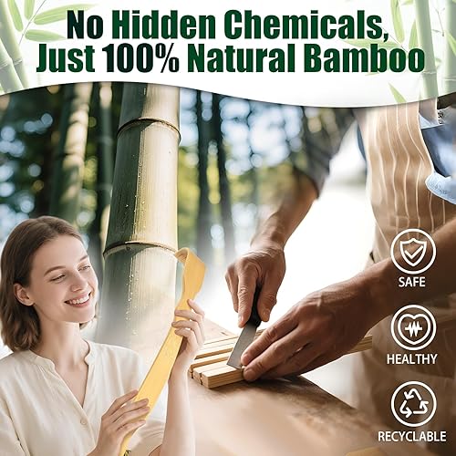 Vista 5 de Renook 3 PCS Back Scratcher,17" Strong Sturdy Self-Massager Therapeutic Bamboo Wooden Back Scratchers for Scratching Itches,Best Gift for Father's