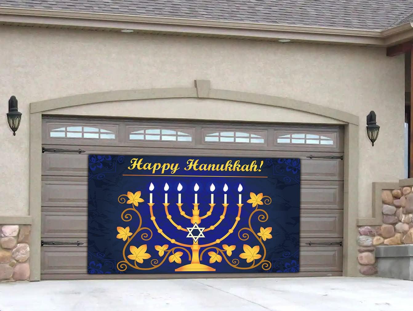 Buy 6 X 3.6ft Happy Hanukkah Backdrop Hanukkah Party Photography