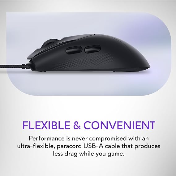 Alienware Pro Wireless Gaming Mouse - 2.4GHz Gaming Wireless/USB Wired Connectivity, Adjustable DPI, Optical Sensor Technology, 6 Programmable Buttons, 650 IPS Sensor Max Speed - Dark Side of the Moon