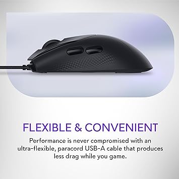 Alienware Pro Wireless Gaming Mouse - 2.4GHz Gaming Wireless/USB Wired Connectivity, Adjustable DPI, Optical Sensor Technology, 6 Programmable Buttons, 650 IPS Sensor Max Speed - Dark Side of the Moon