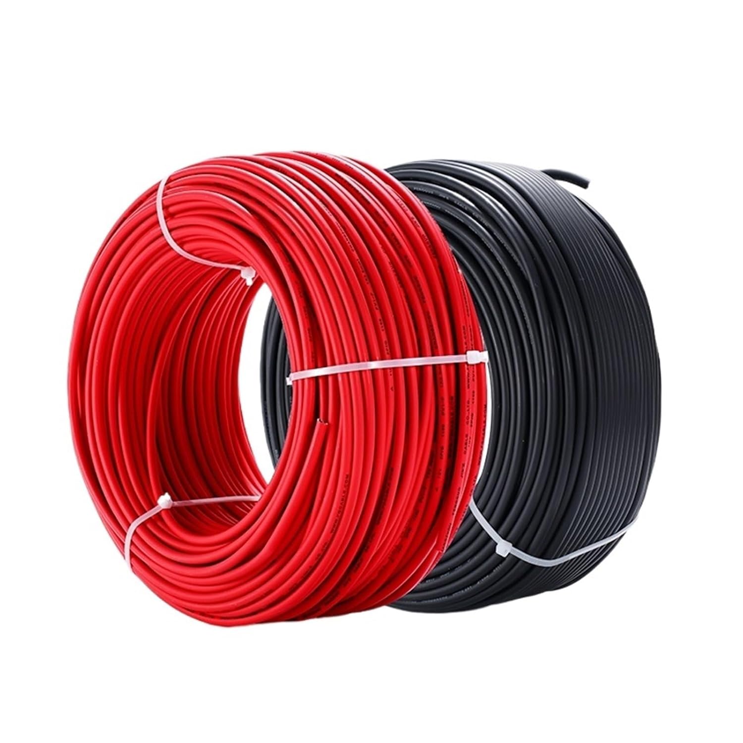 Solar pv Cable Panel Stecker Wire 2.5/4/6mm2 with 1/2/3/5/8/10/15/20/30M Solar PV Wires Connectors 10/12/14 AWG(10m black10m red,10 AWG-6mm2)