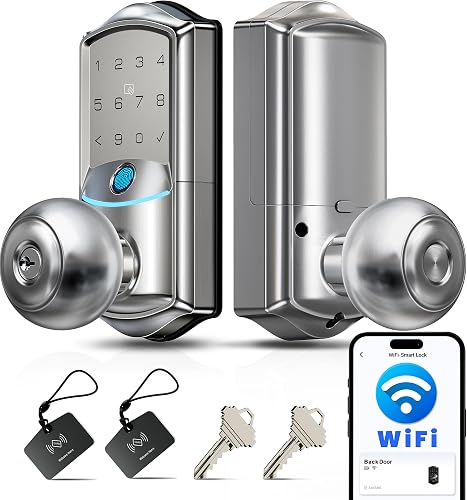 Veise VE028 WiFi Fingerprint Smart Door product photo (Smart Locks) — ScooterReviewPro review