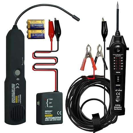 Em415Pro Automotive Open&Short Finder Circuit Tester Cable Wire Tracker Fault Finder & Automotive Electrical Circuit Tester Probe Pen Vehicle Power Auto Wire Test Light Device