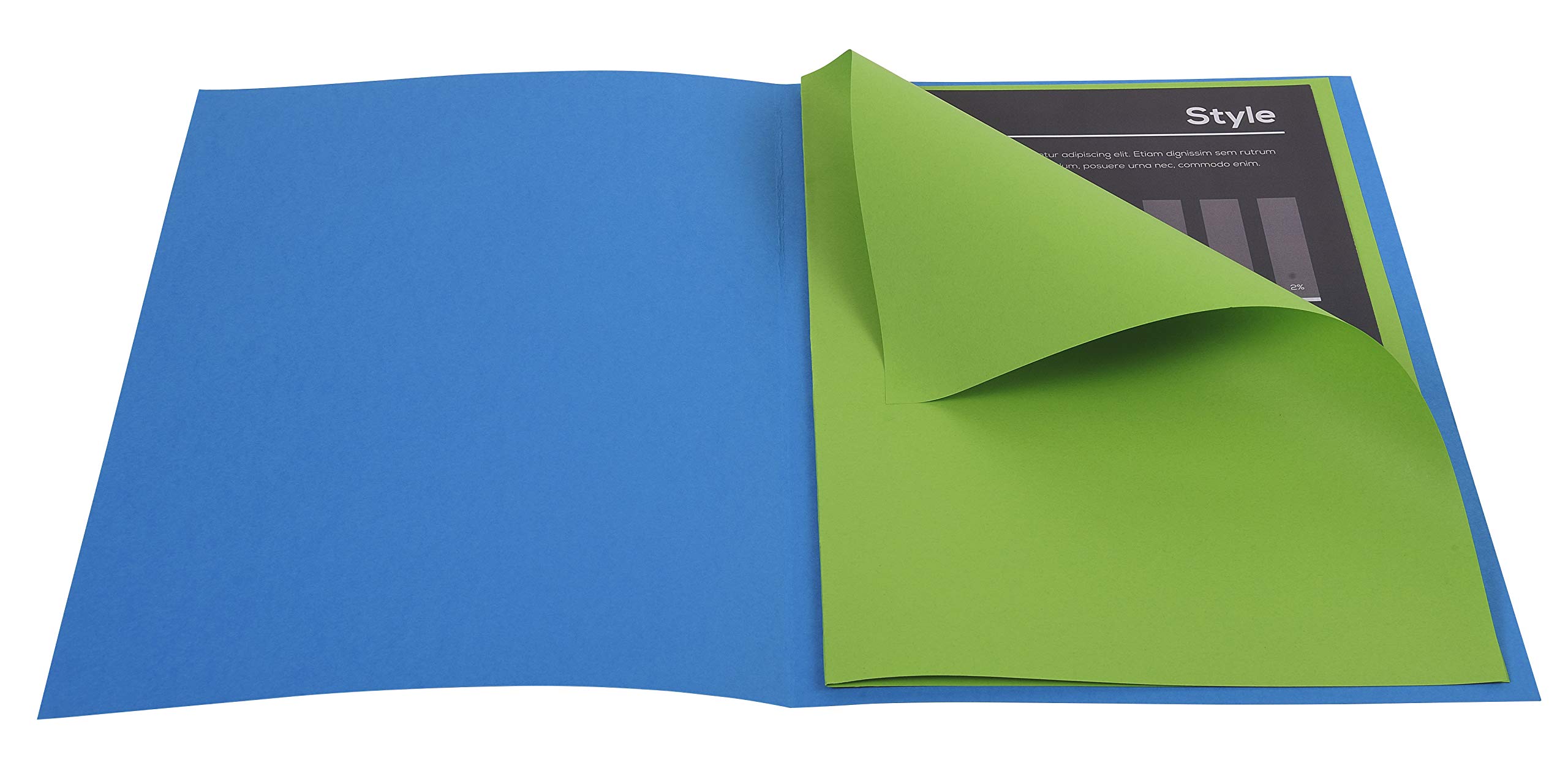 Image secondaire de Kit de Classement Exacompta Rock's - 25 Chemises et 50 Sous-Chemises Couleurs Assorties