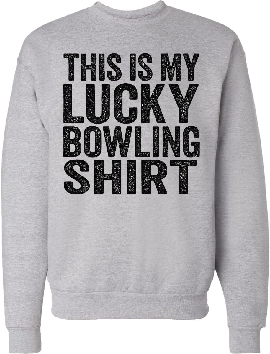 inktastic Lucky Bowling Adult Sweatshirt
