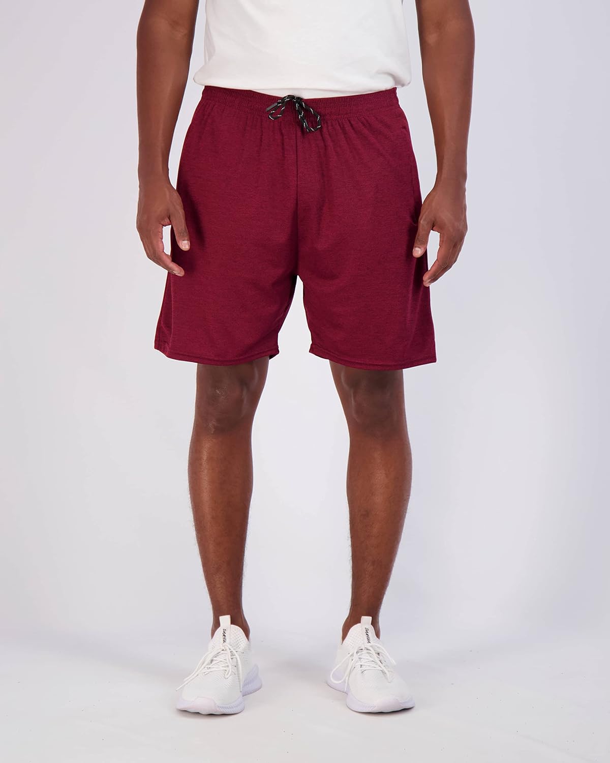 Real Essentials 4 Pack: Men's Mesh 7" Athletic Zipper Shorts Workout Gym Running Basketball (Big and Tall Available) - Image 2