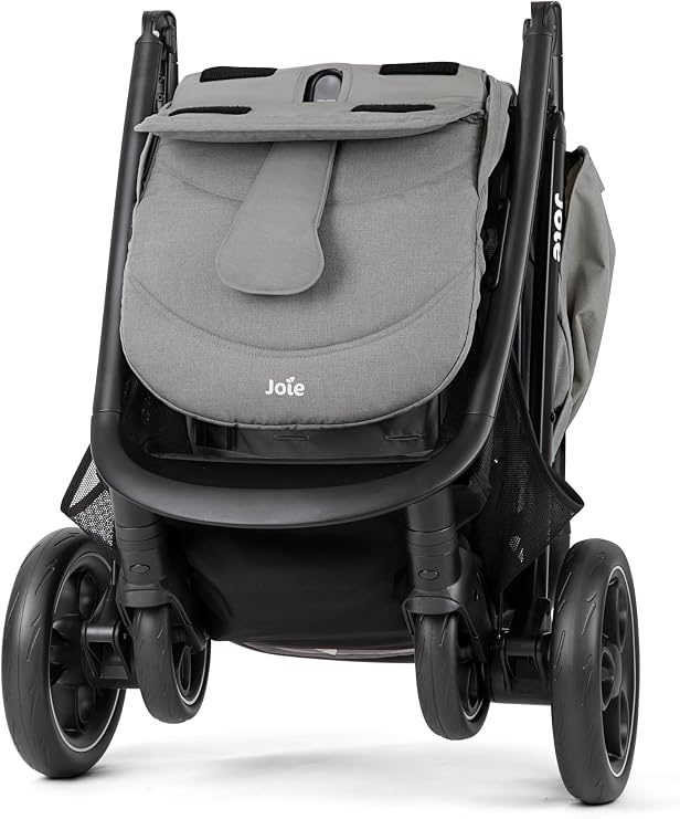 Bebek sandalyesi Joie. Modelo Buggy & Spor Arabası Litetrax 22 kg'a kadar taşıma kapasitesi, sürgülü depolama bölmesi ve yağmur korumalı - Pebble