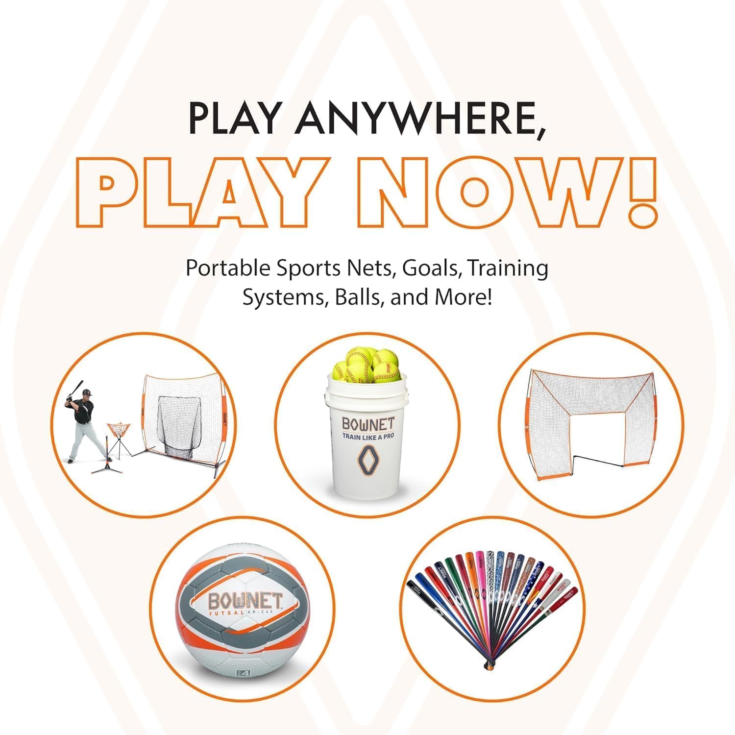 Bownet Softball & Baseball Bag – Durable Sports Equipment Bag for 60 Baseballs or 36 Softballs, Wheeled Coaching Gear Bag for Team Practices