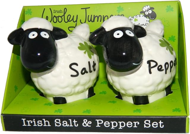 Wooley Jumpers Sheep Salt and Pepper Shakers