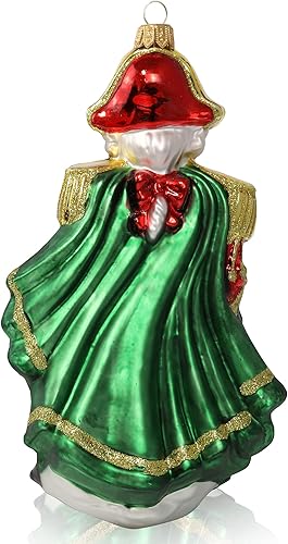 Miniatura 2 de Adornos de Navidad Kurt Adler de edición limitada de 3 pulgadas, adornos de cascanueces soldado para árbol de Navidad, adornos de Navidad de vidrio