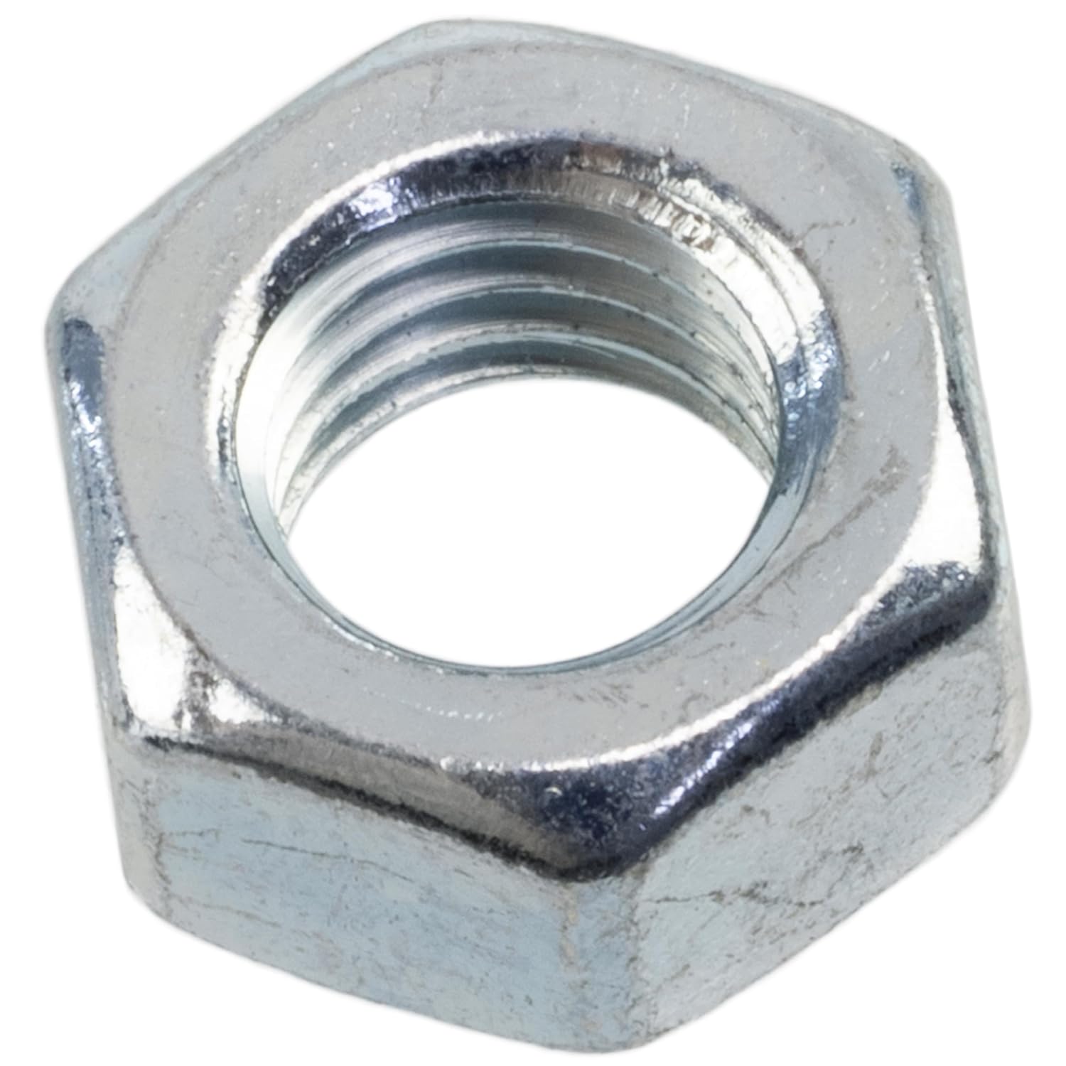 AERZETIX - 120pcs M7 Metric Thread Hex Nuts - Zinc Plated Steel - Silver Color - Mechanical and Electronic Assembly - DIY Projects